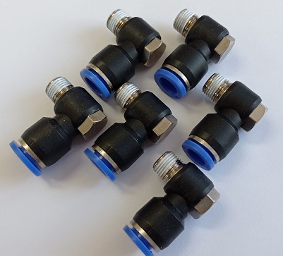  Pneumatic swivel arm ø 8mm PH08-01 PU: 10 pcs