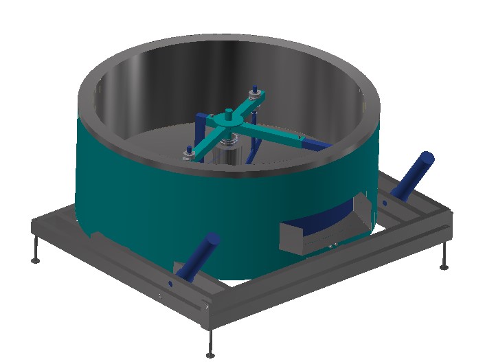 Automatic pan for Garri, 1800 mm