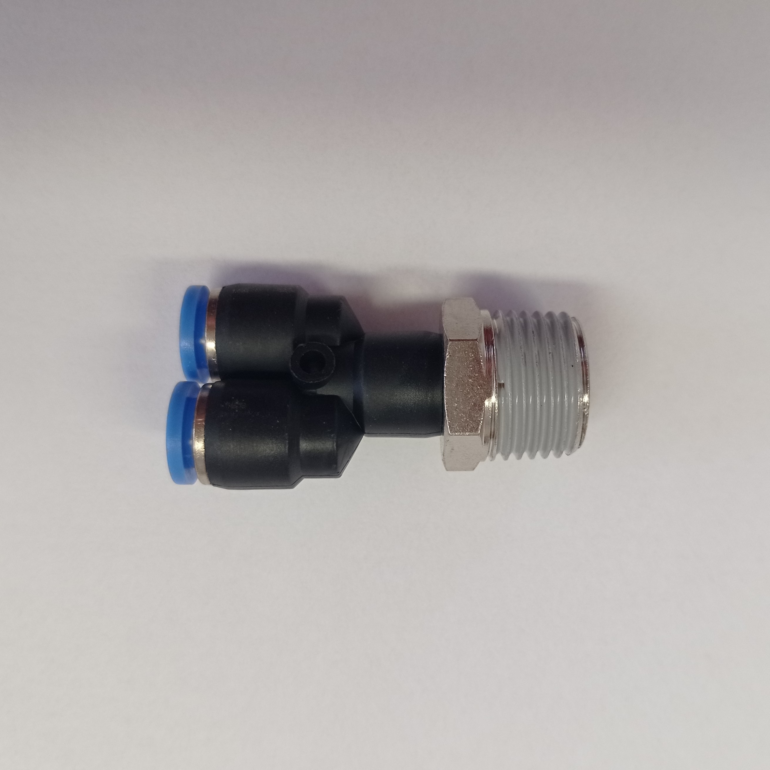 APWT08-04 Y-connector 2 x Ø 8 mm, OT ½"
