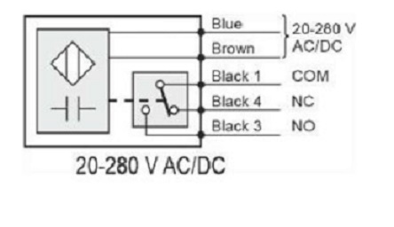 DOL 28R capacitive sensor 20-280V AC/DC
